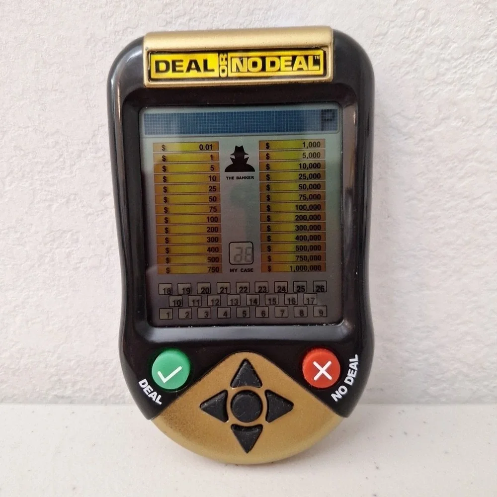 Deal or No Deal Electronic Handheld Game 2006 TESTED & Works NEW BATTERIES